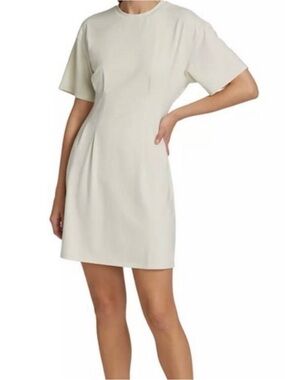 Theory Corset Dress in Cream